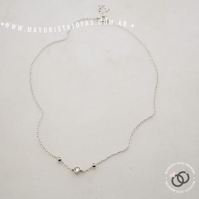 COLLAR PLATA Y CUBIC (PCC0175)