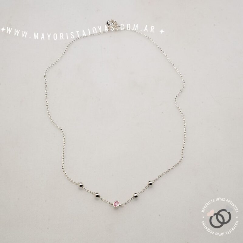 COLLAR PLATA Y CUBIC (PCC0178)