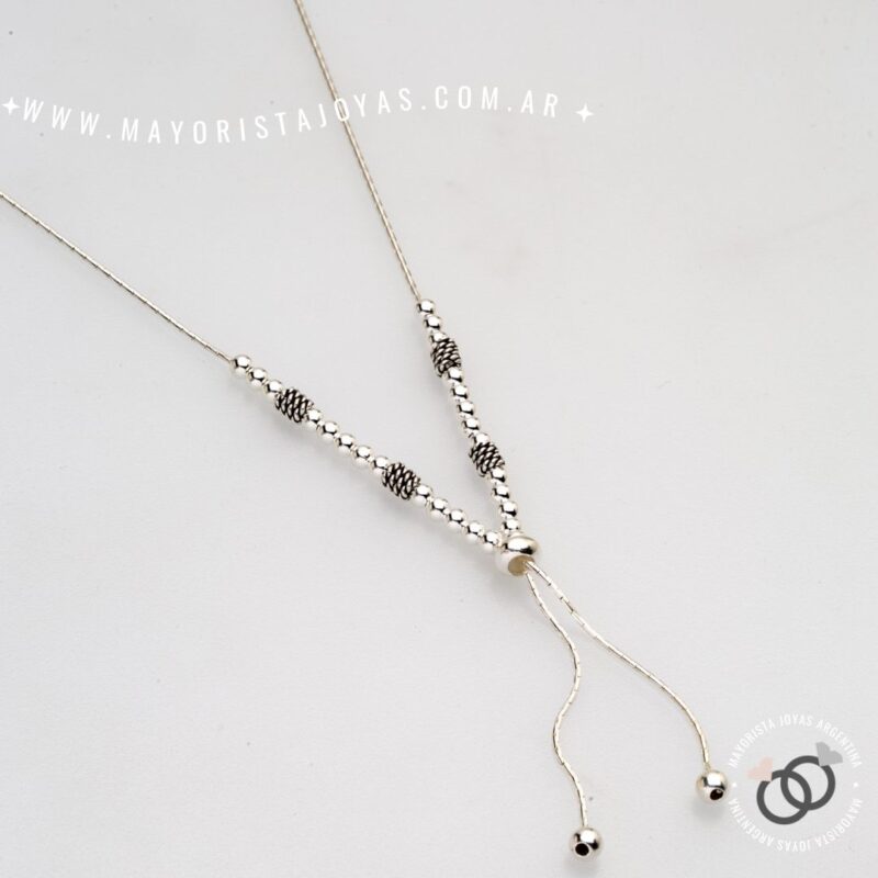 COLLAR PLATA LISA (PCL0147)