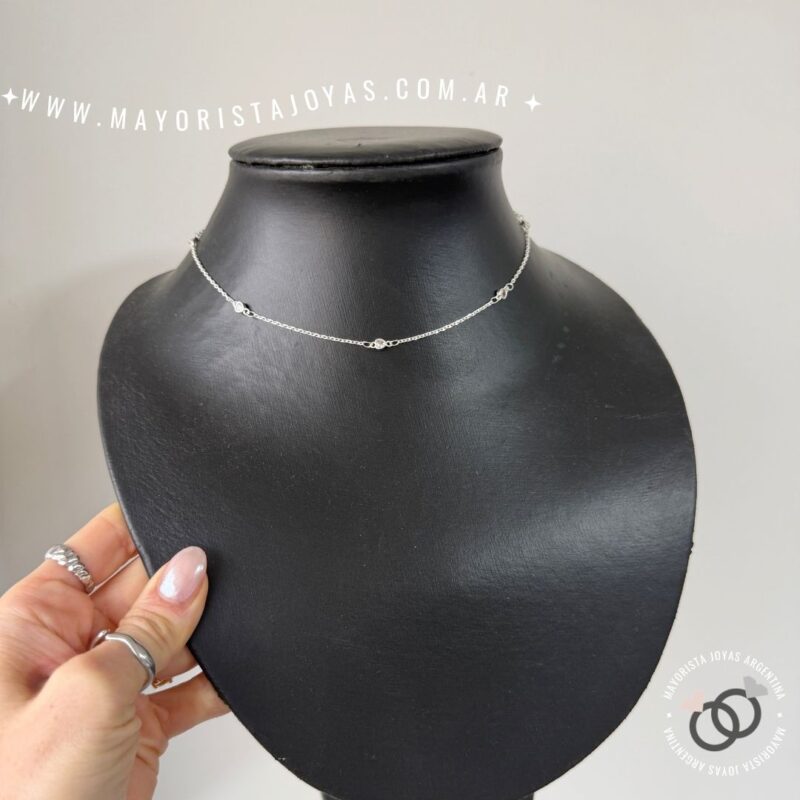 COLLAR PLATA LAMINADA (LPC0041)
