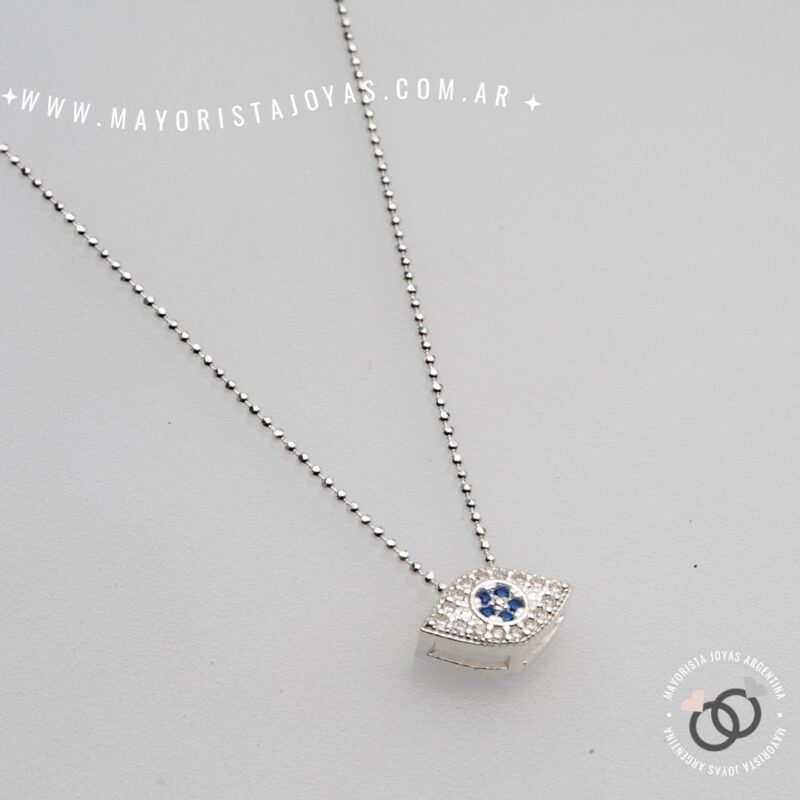 COLLAR PLATA Y CUBIC (PCC0187)
