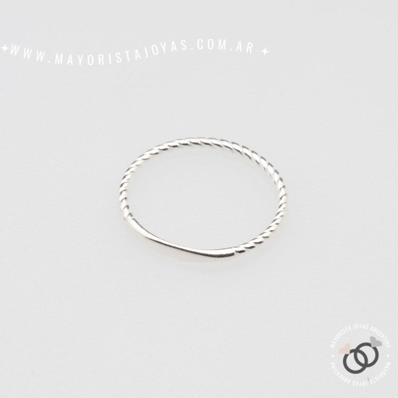 ANILLO PLATA LISA (PAL0467)