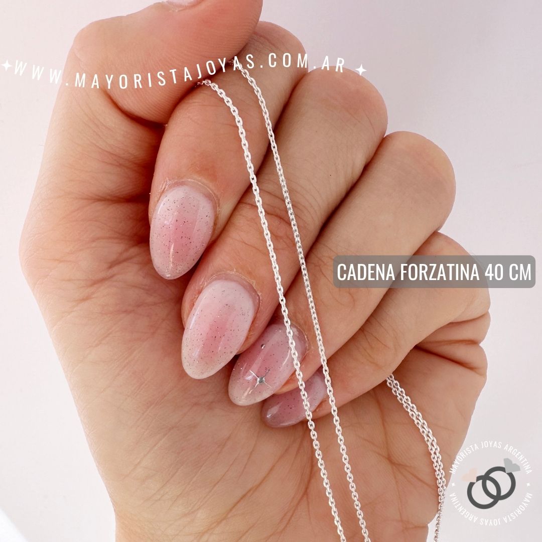 CADENA FORZATINA PLATA ITALIANA - Image 2