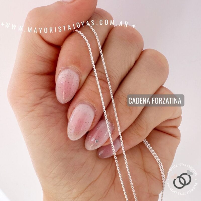 CADENA FORZATINA PLATA ITALIANA